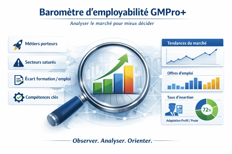 Analyse du marché de l’emploi et des compétences, les secteurs en tension, les secteurs porteurs, les secteurs saturés, offres d'emploi, recrutement des jeunes, analyse de l’employabilité et besoins du marché du travail